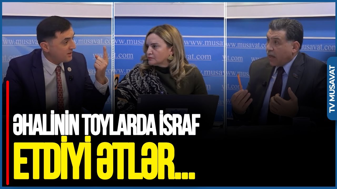 Kənd Təsərrüfatı Naziri gəlib CAVAB VERSİN! Əhalinin toylarda İSRAF etdiyi ətlər... - GƏRGİN DEBAT