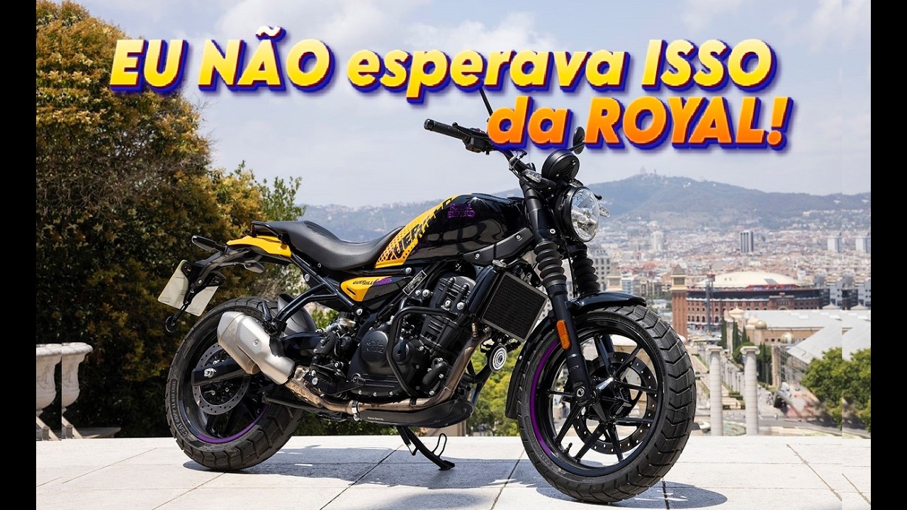 ROYAL ENFIELD GUERRILLA 450, eu não ESPERAVA isso dela!