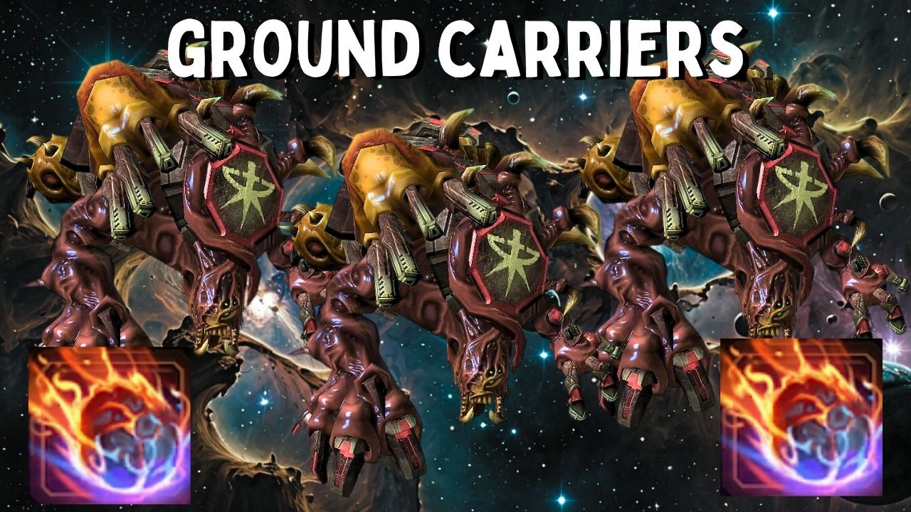 +4 ATTACK GROUND CARRIERS - Weekly Brawl [Starcraft 2 Direct Strike]