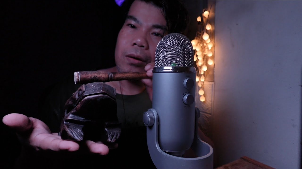 ASMR เสียงกบไม้ x เสียงปาก | Cave Echo Ambience
