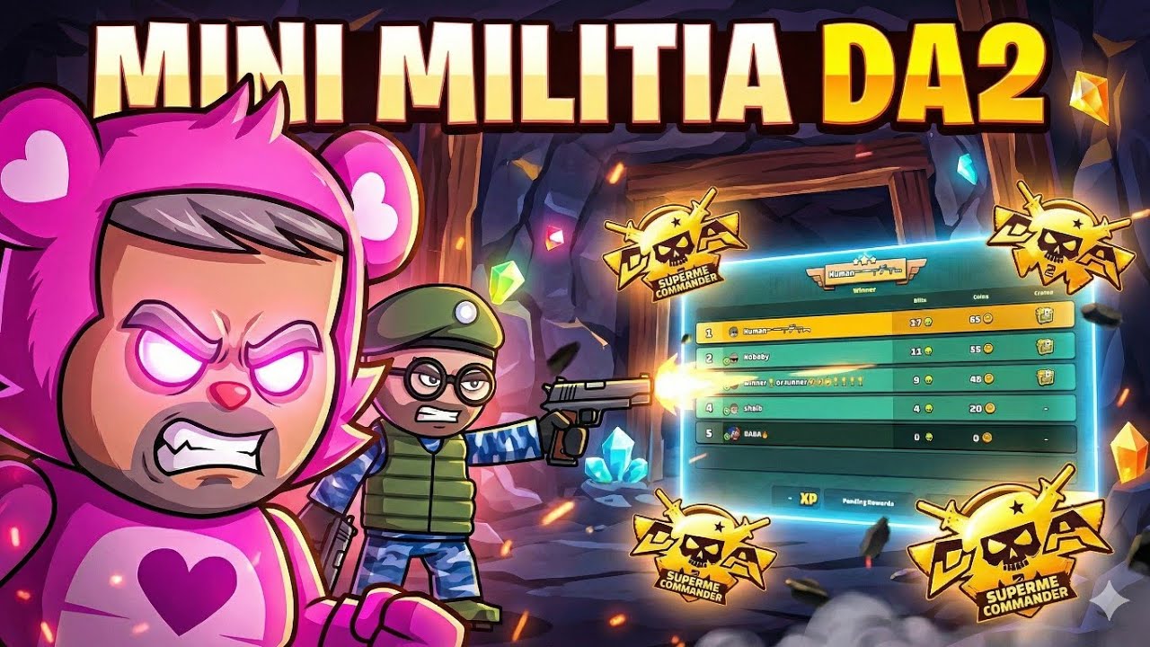 🔴 LIVE: Playing with SUBSCRIBERS! 🎮 Mini Militia Custom Rooms #minimilitia