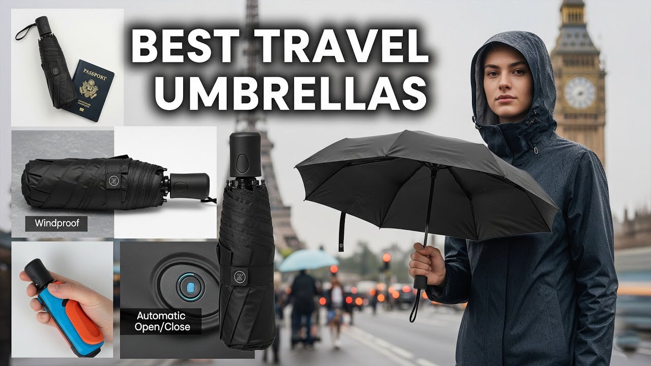 TOP 5 Best Travel Umbrellas 2026 | Best umbrellas for women