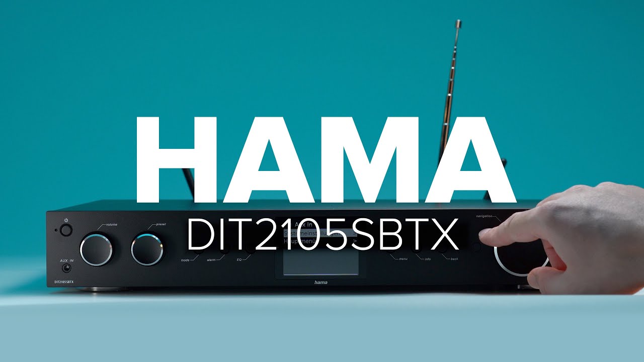 Hama DIT2105SBTX: Spotify und DAB+ f&uuml;r die Stereoanlage
