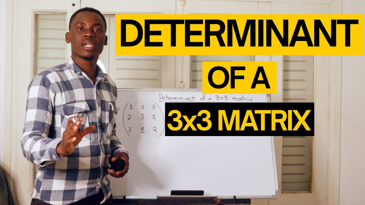 How to Calculate the Determinant of a 3x3 Matrix