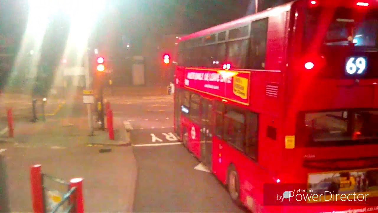 Part route visual. N26 Chingford station - Ludgate Hill.
