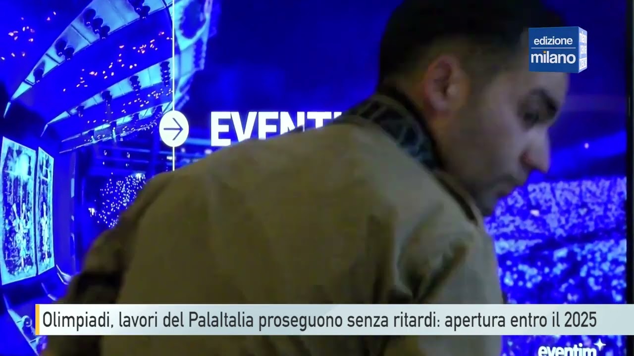 Olimpiadi, lavori del PalaItalia proseguono senza ritardi: apertura entro il 2025