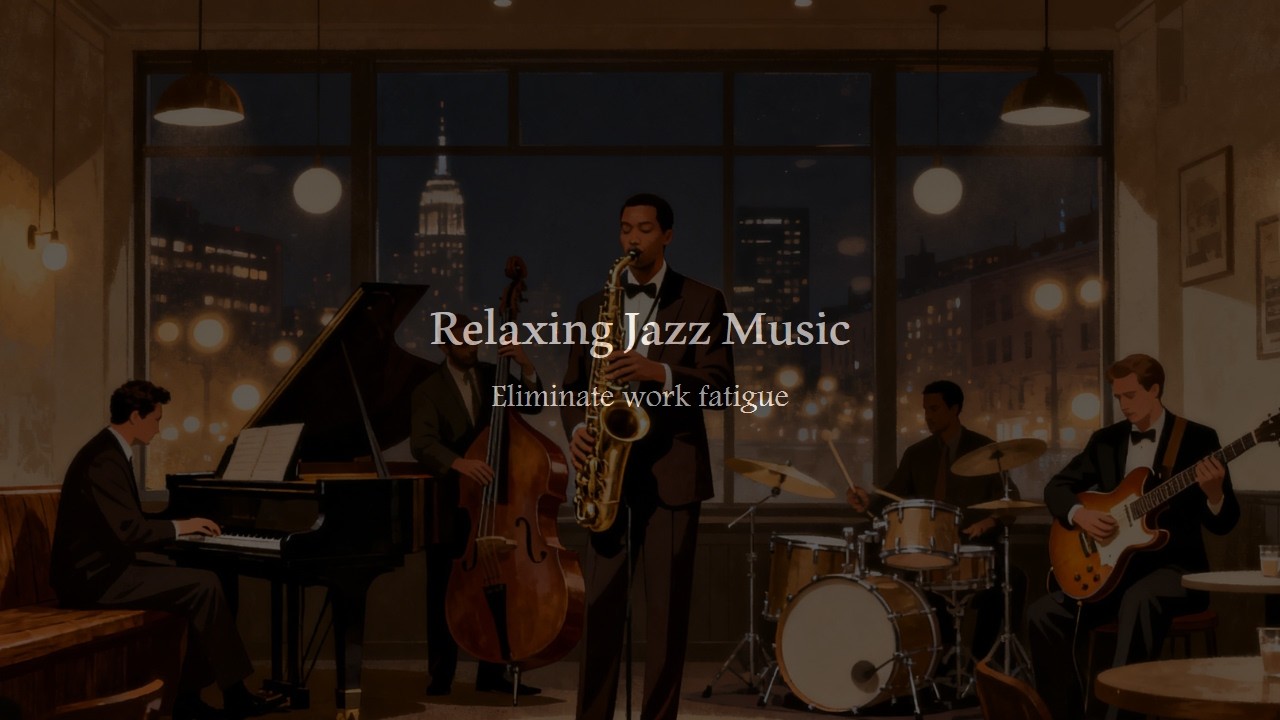 Cozy Coffee Shop Jazz 🎷 Upbeat Smooth Jazz Instrumental for Productivity