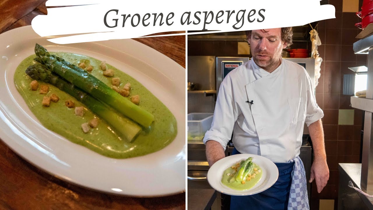 Koken met Rik de Jonge: Groene asperges met daslookboter