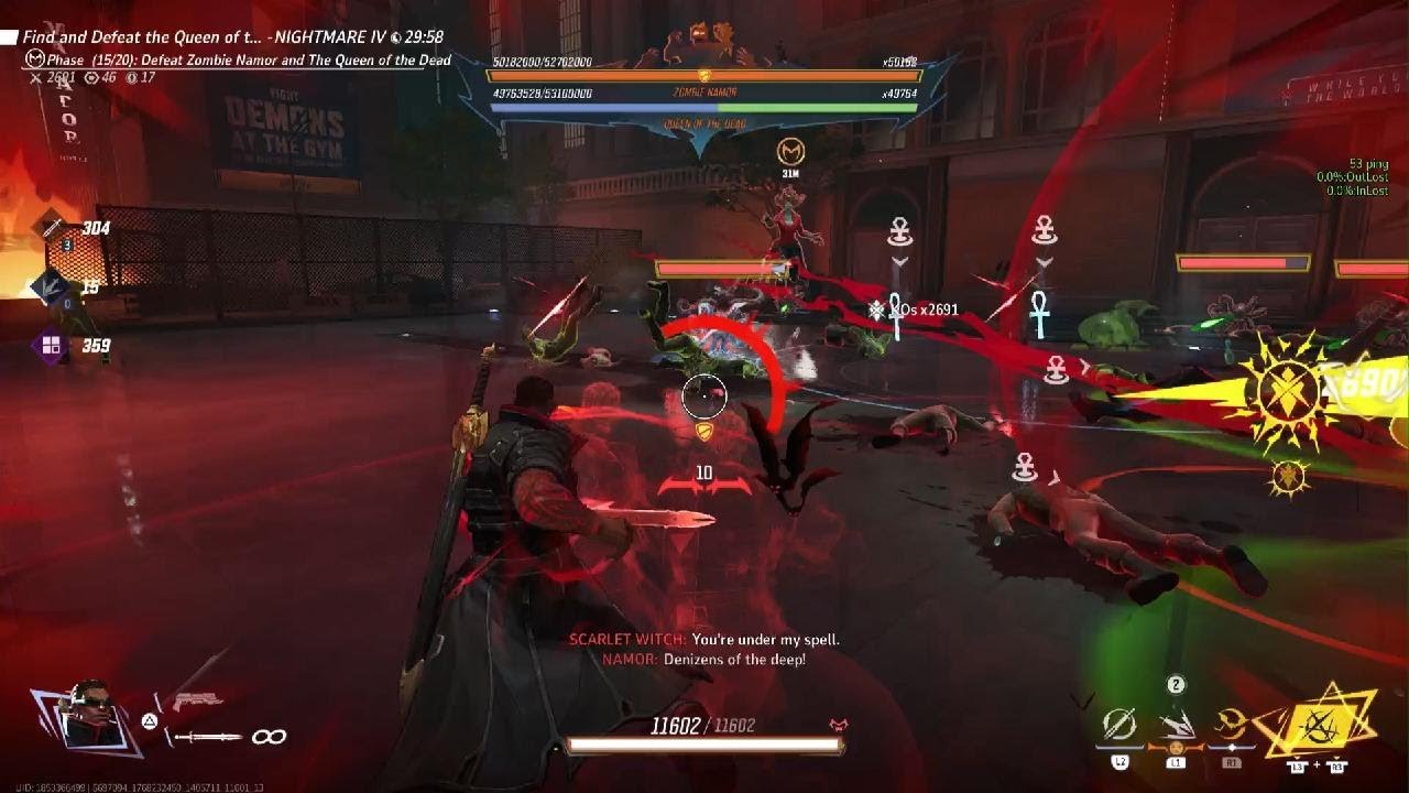 Marvel Rivals Zombies Nightmare IV Blade clear