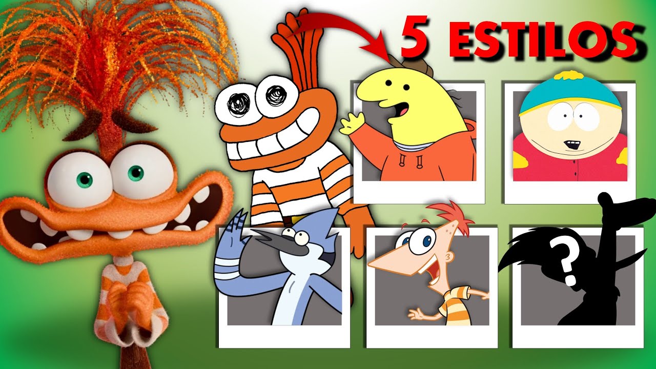 Dibujé a Ansiedad en 5 estilos diferentes! || Ynsomniac Typho || Intensamente 2