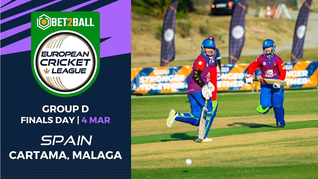 🔴 BET2BALL European Cricket League 2022 | Group D Finals Day | Cartama Oval Spain | T10 Live Cricket