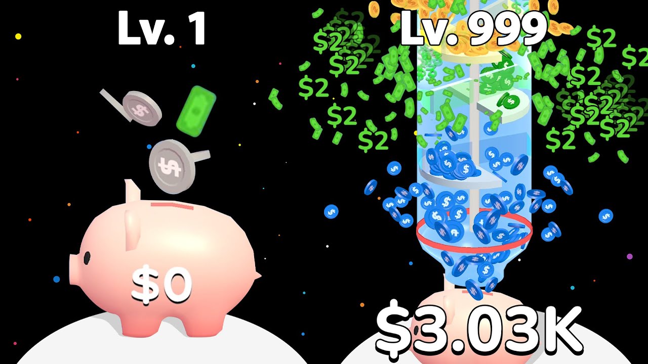 SWEEP COIN TOWER - Idle Clicker Games (ASMR Gameplay)