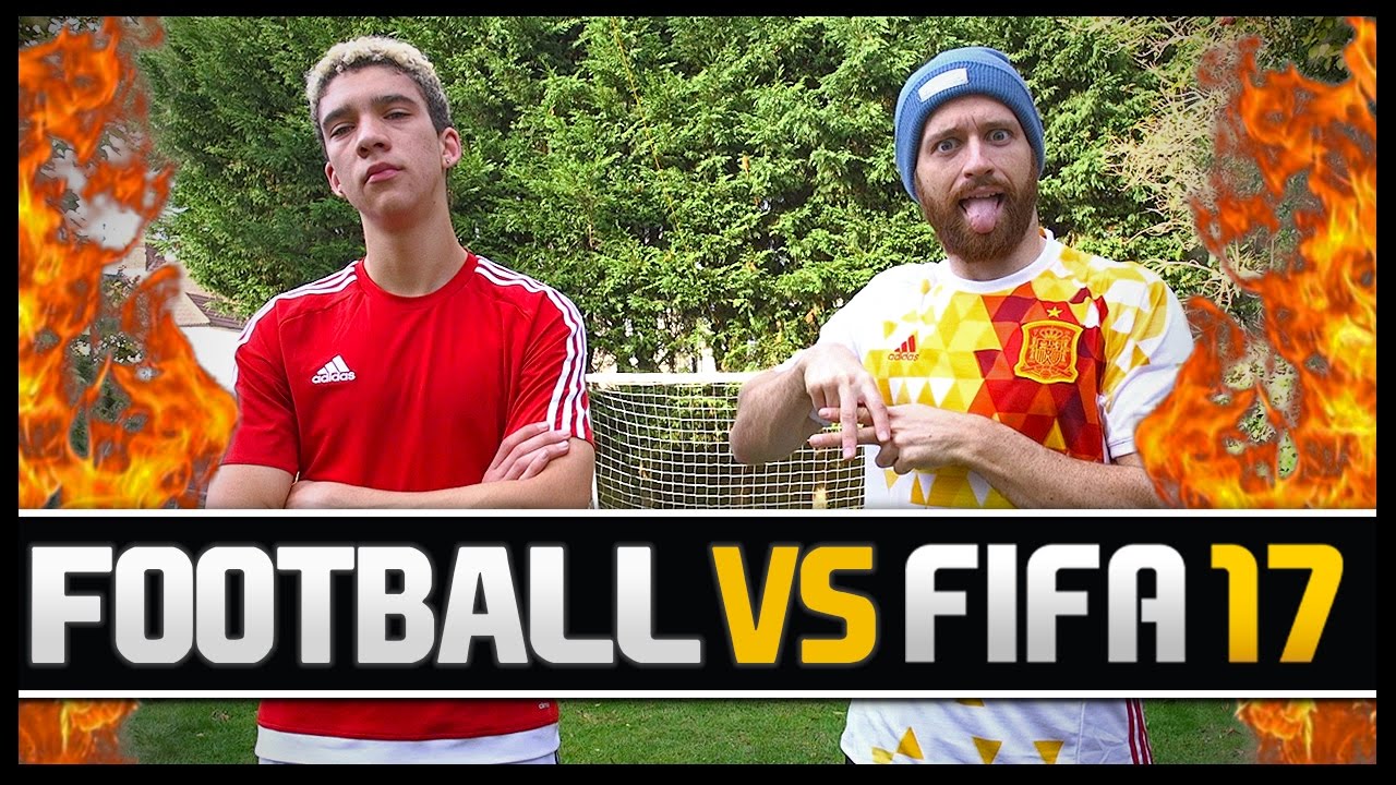 FOOTBALL VS FIFA WITH ELLIOT CRAWFORD!