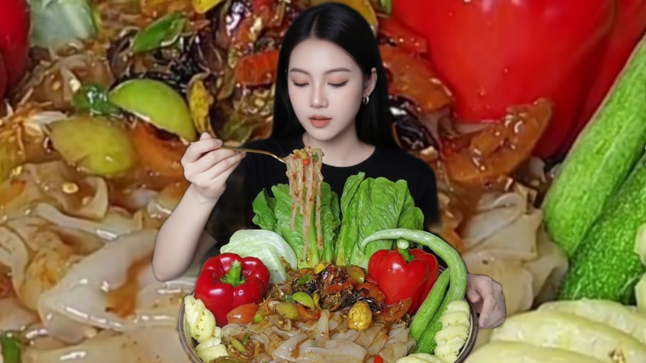👄LET'S EAT:HOT SPICY PAPAYA SALAD 🥗 
