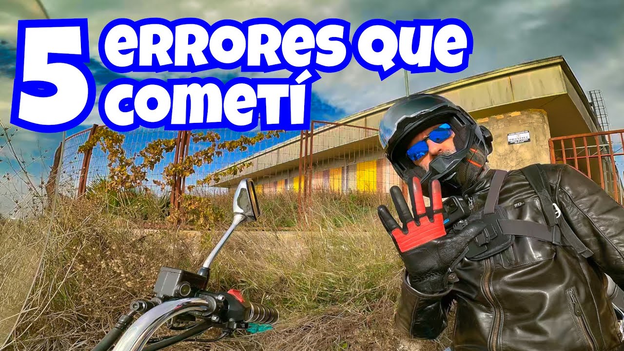 5 Errores que cometí cuando empecé con las motos