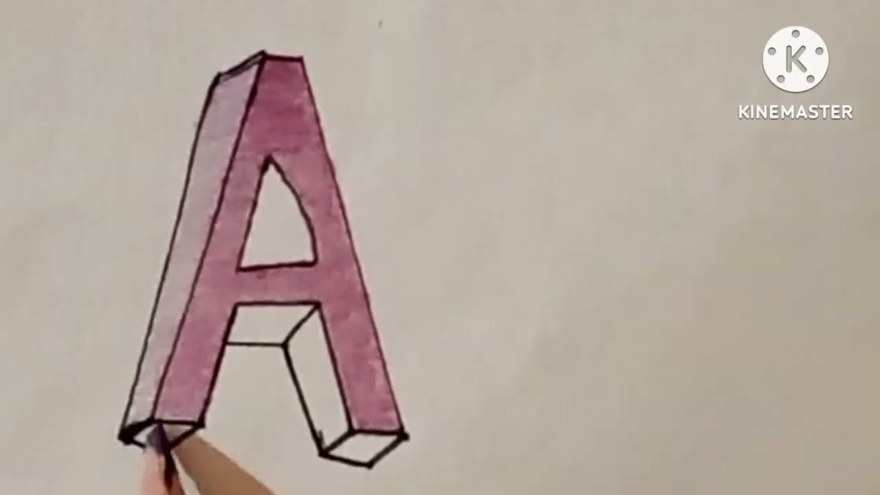 How to draw 3d letter art?#3dartist#letterart#3dart4you#3d#3dartworks#3dartonpaper#3dletterdrawing