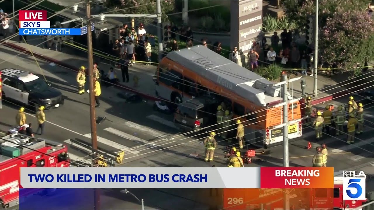 BREAKING NEWS: At least 2 killed when SUV slams into L.A. public transit bus