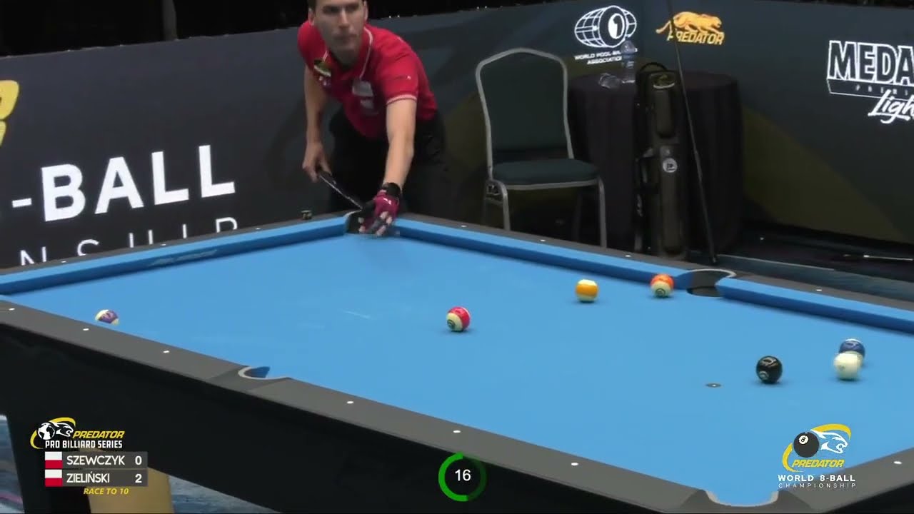 Wojciech Szewczyk vs Wiktor Zielinski ▸ QUARTER FINALS 2022 Predator World 8-Ball Championship