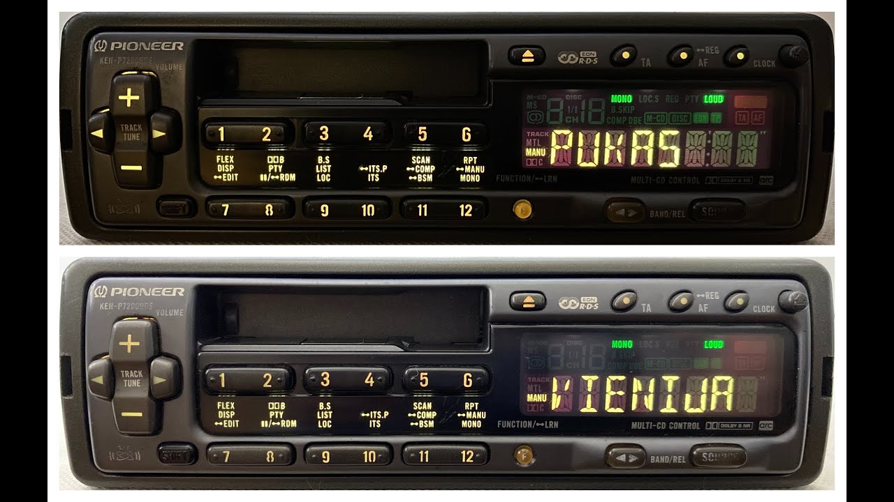 1990s Pioneer KEH-P7200RDS Car Cassette Radio Player / Testing - For Sale