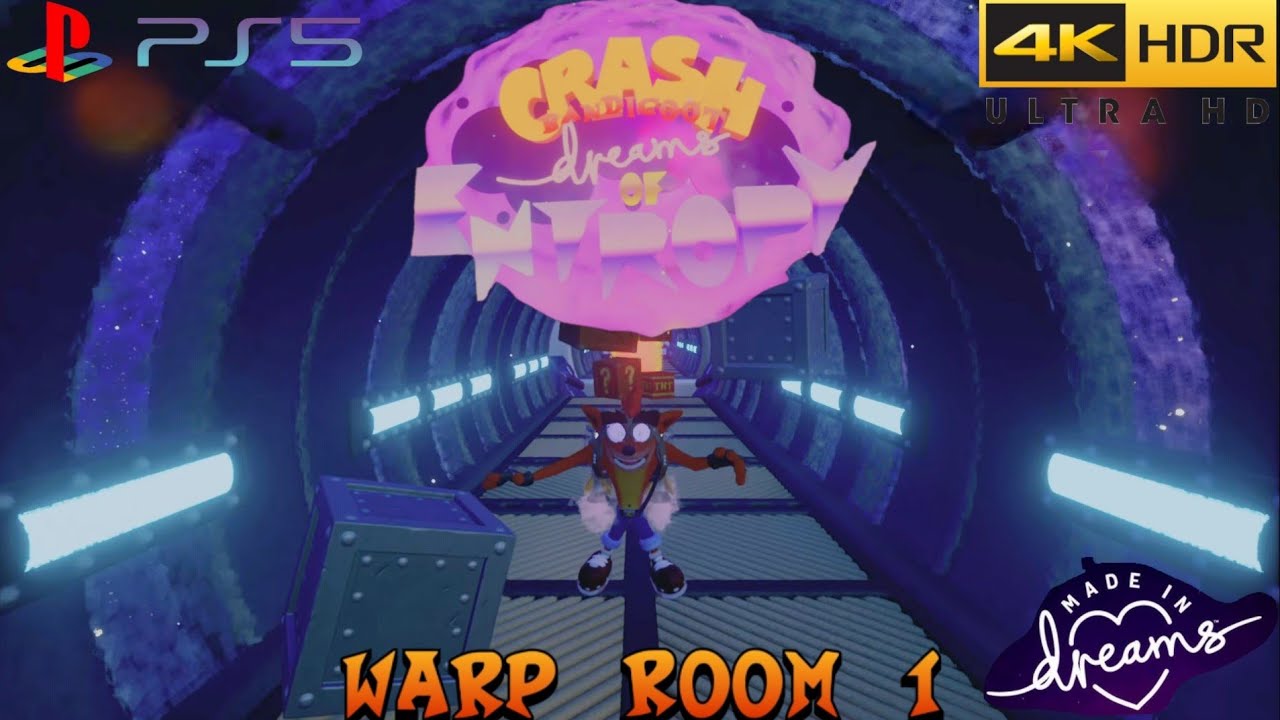 Crash Bandicoot: Dreams Of Entropy Demo: Part 1: Warp Room 1 (PS5) (4KHDR)