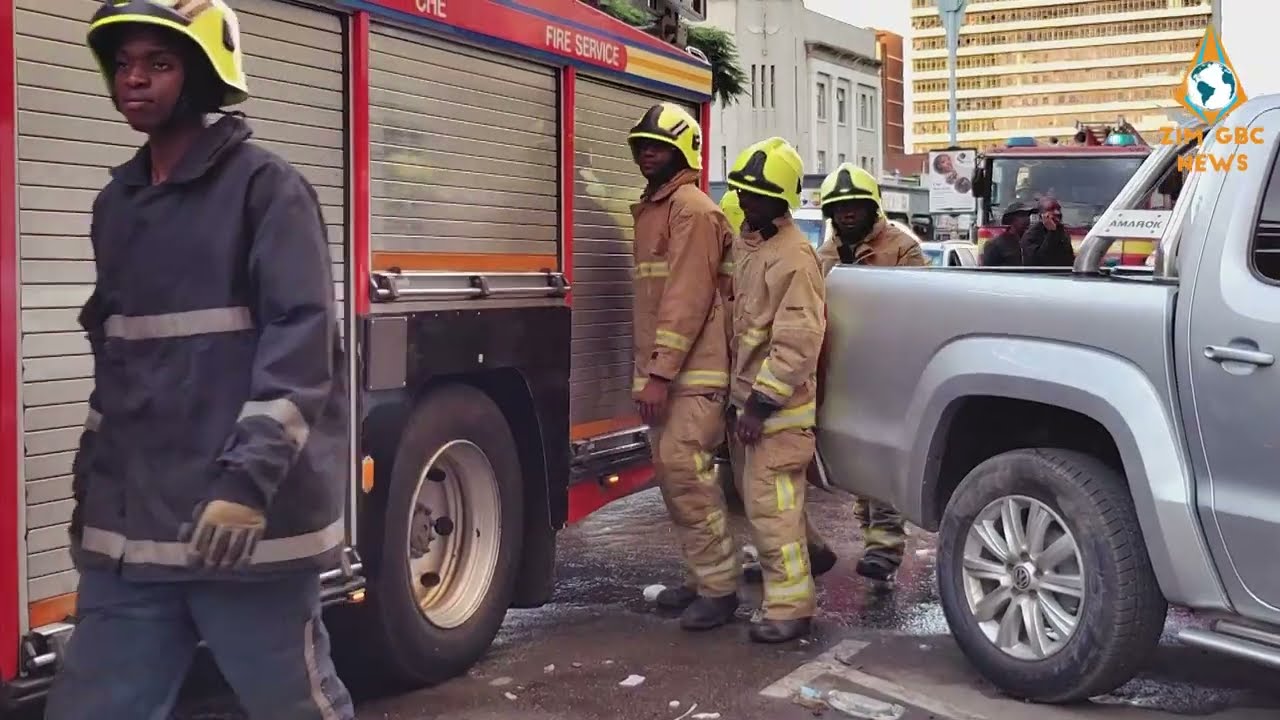 Fire scare at NRZ Building Parkade Centre Bulawayo
