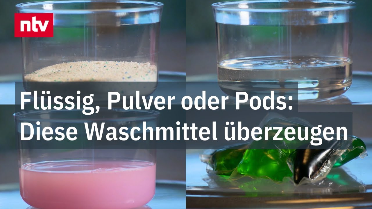 Fl&uuml;ssig, Pulver oder Pods: Diese Waschmittel &uuml;berzeugen - Ein Kandidat rasselt durch