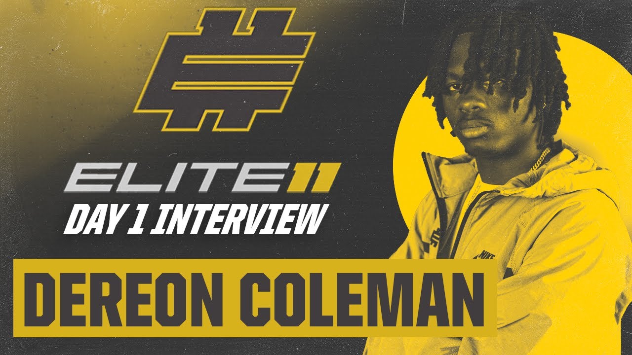 Elite 11 Finals - QB Dereon Coleman | Miami Hurricanes Commit | Player Interview