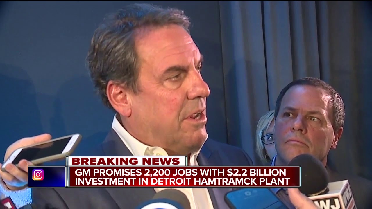 GM to invest $2.2B in Detroit-Hamtramck plant, create 2,200 jobs to make electric vehicles