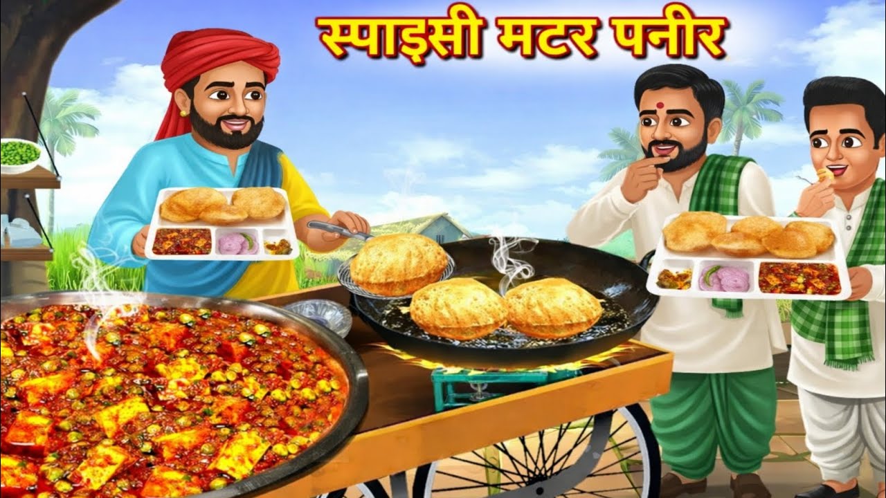 स्पाइसी मटर पनीर | Spicy Matar Paneer | Hindi kahaniyan |