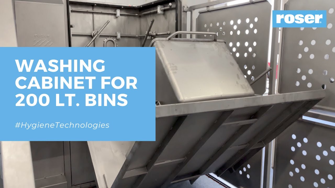 WASHING CABINET FOR 200 LT. BINS | ROSER GROUP