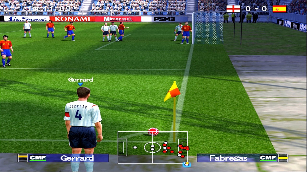 Pro Evolution Soccer 6 - Англия против Испании | PS2