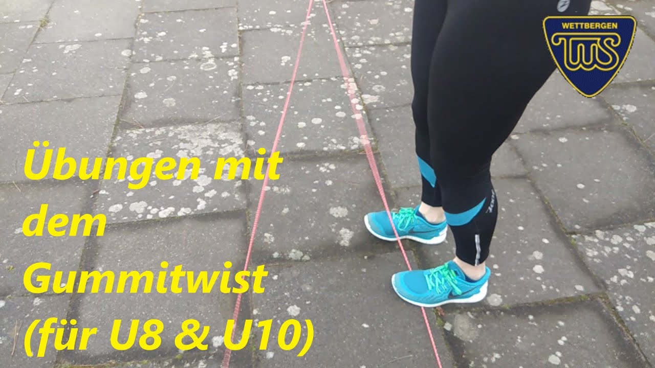 Übungen mit dem Gummitwist (für U8 & U10)