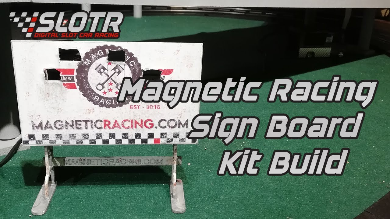 Kits and Coffee - Magnetic Racing Sign Board