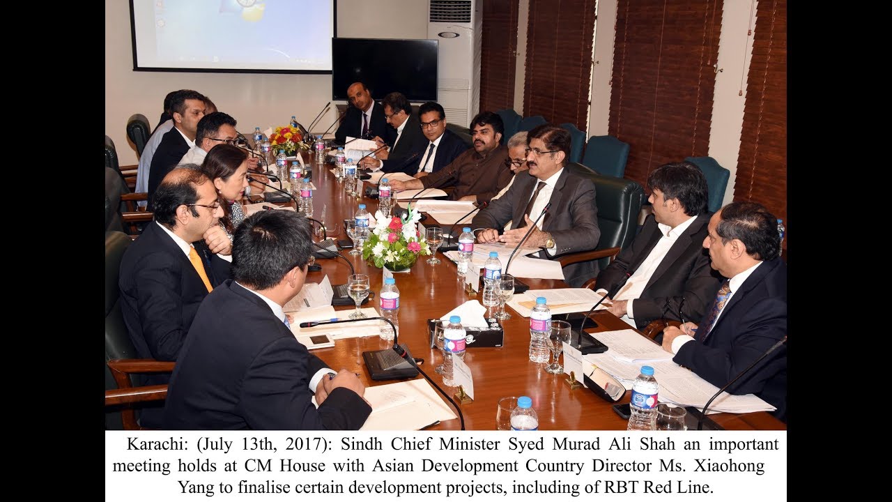 Sindh govt, ADB decide to launch RBT Red Line project, consider Southern bypass