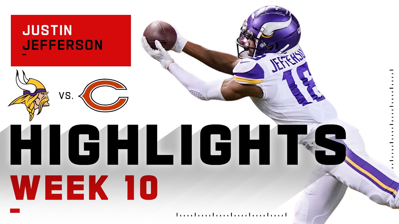 Justin Jefferson Conquers the Bears w/ 135 Receiving Yds | NFL 2020 Highlights