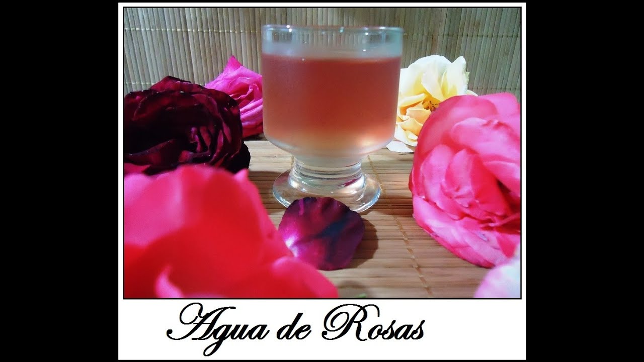 Agua de Rosas para cuidados de la piel del rostro