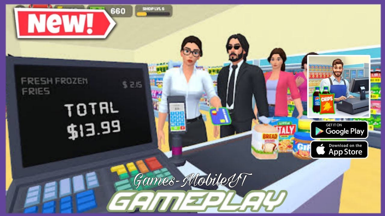 Supermarket Store 3D Simulator Gameplay (Android/IOS) #supermarketstore3dsimulator