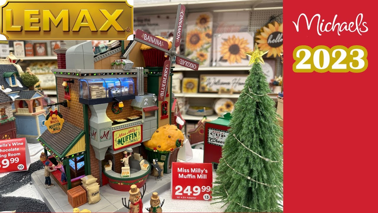 #LEMAX BRAND NEW 2023 MICHAEL’S EXCLUSIVE CHRISTMAS VILLAGE