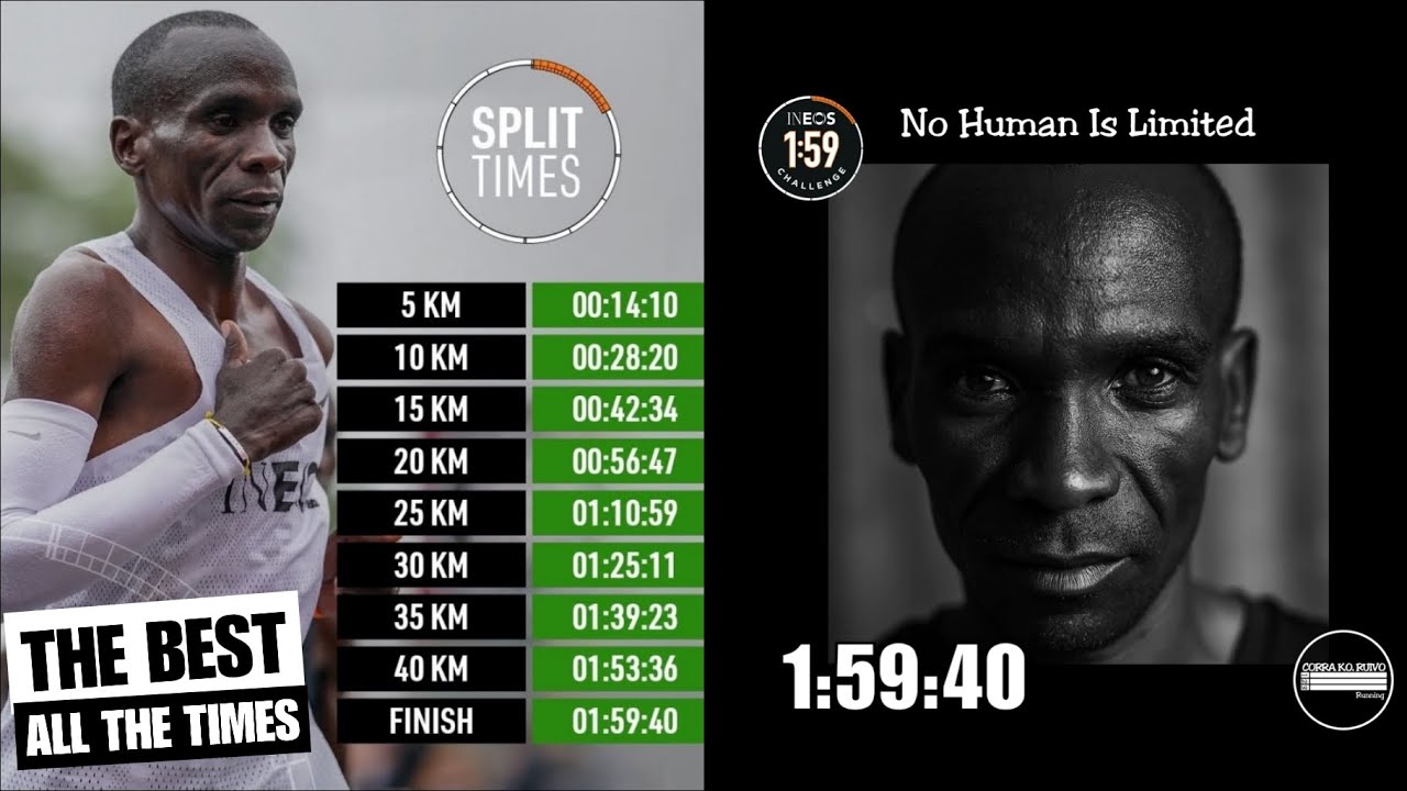 KIPCHOGE 1:59:40 nos 42.195m | O maior maratonista do mundo