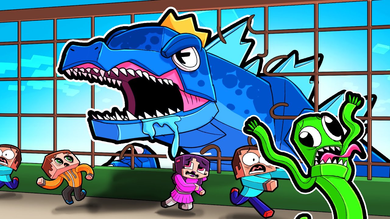 ПОБЕГ ГОДЗИЛЛЫ ИЗ МЕГАЗОРОПА! (Rainbow Friend Godzillas)