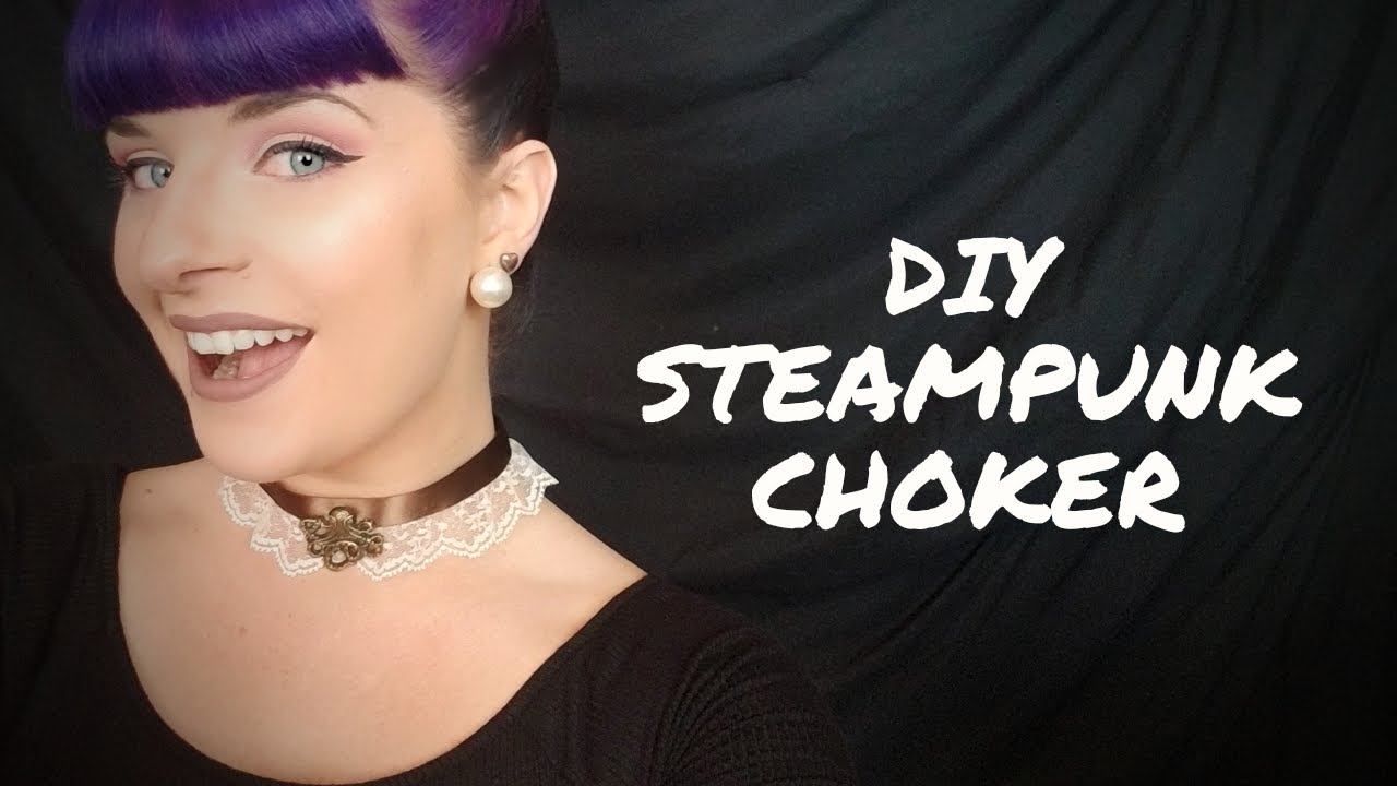 DIY: Lace Steampunk Choker