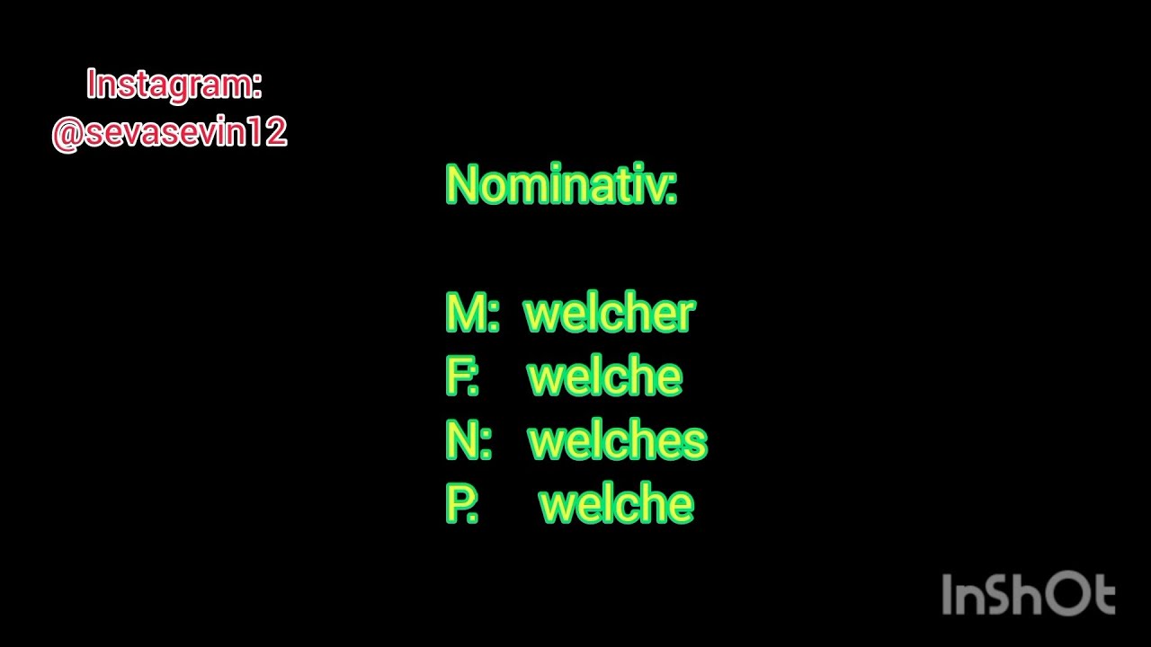 (გერმანული — A2) გაკვეთილი 21 | Welcher / Welche / Welches