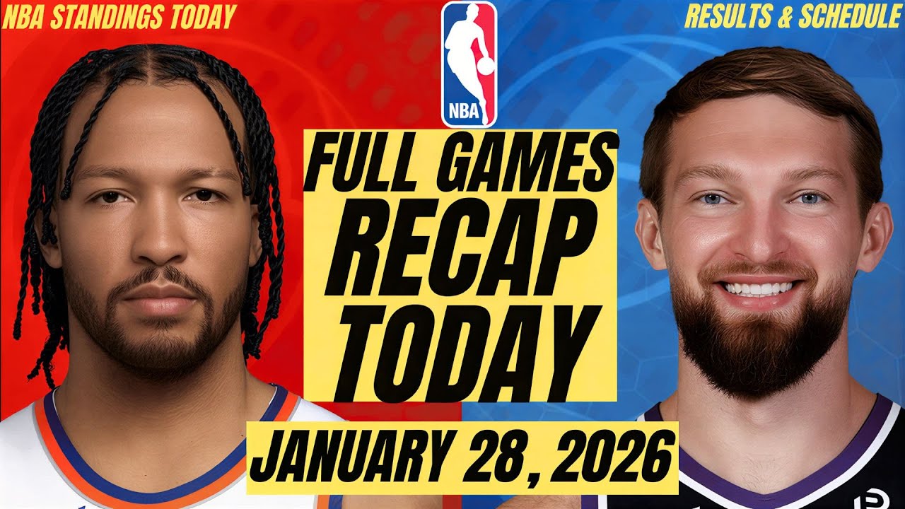 NBA STANDINGS TODAY JANUARY 28, 2026 | NBA LIVE GAMES SCHEDULE | NBA RESULTS TODAY