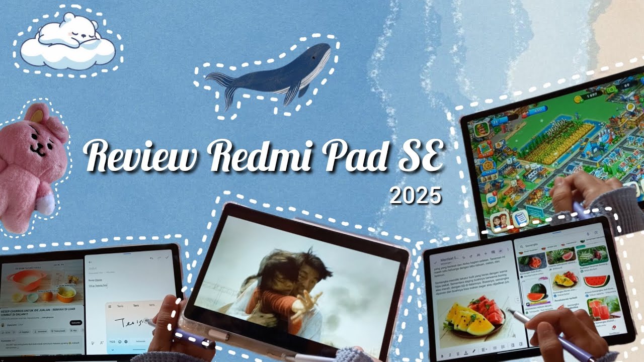 Review Fitur Tablet Redmi Pad SE ✨💙 Januari 2025 🎉