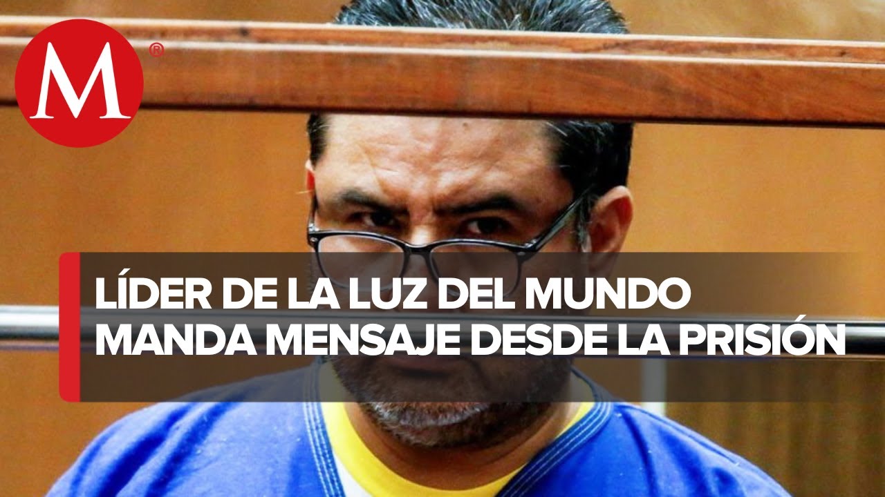 Entre lagrimas, Naasón Joaquín manda mensaje a fieles de La Luz del Mundo desde prisión