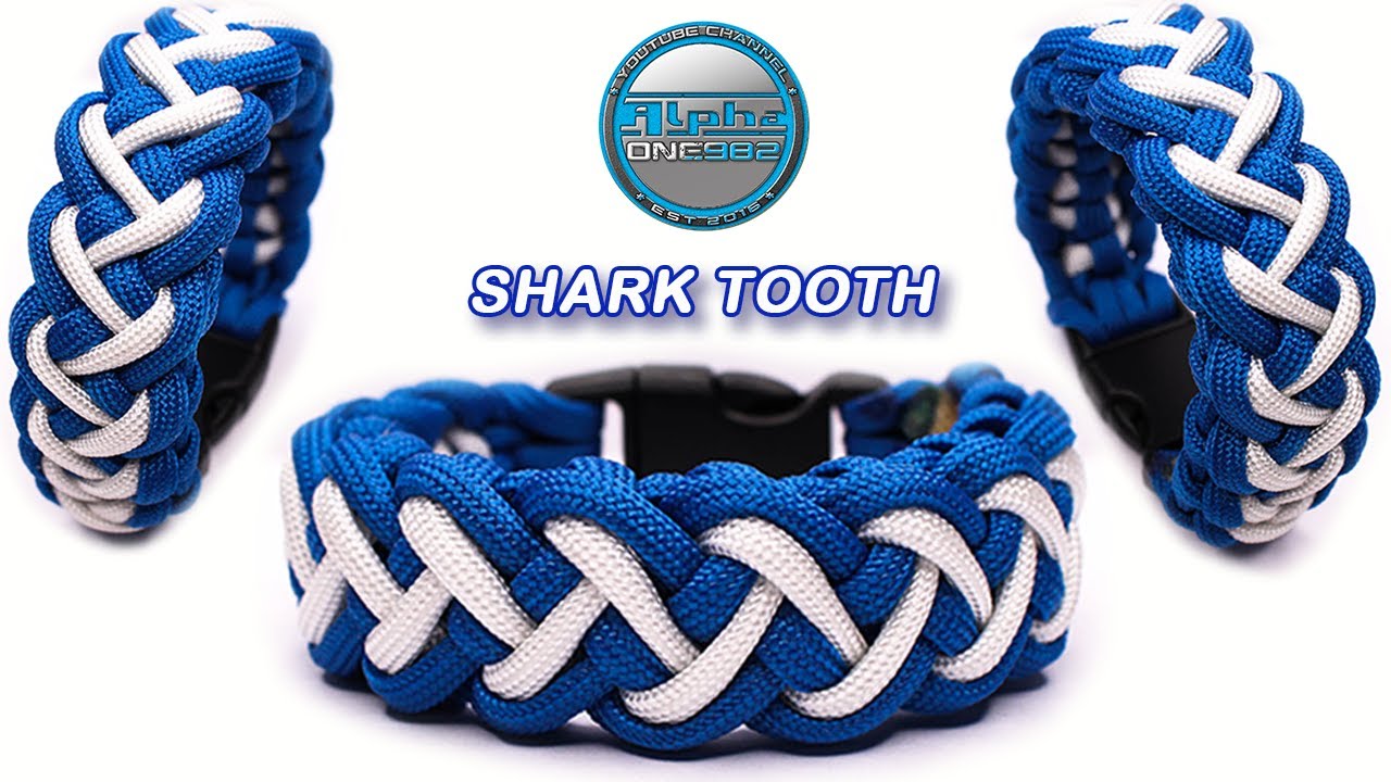 Shark Tooth Paracord Bracelet Knot Tutorial