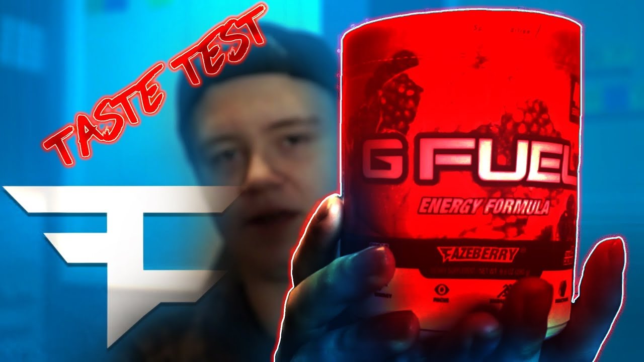 FAZEBERRY GFUEL TASTE TEST!
