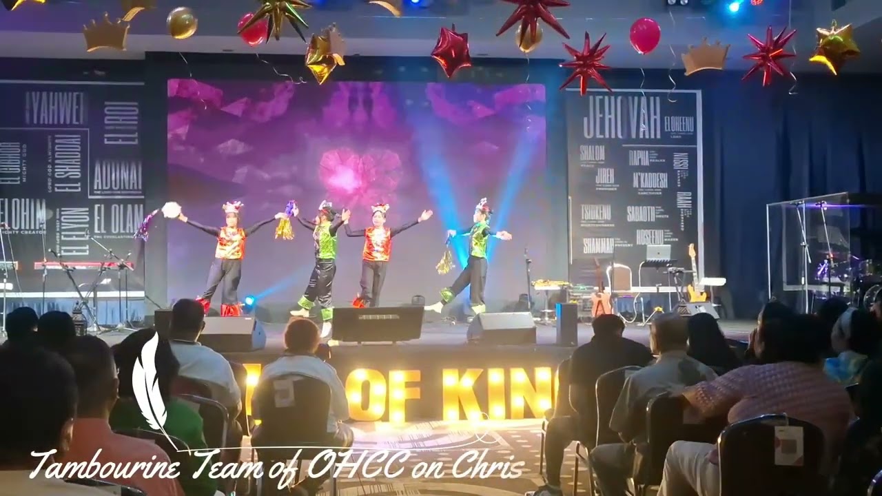 Tari modern dance dan tamborin natal OHCC25