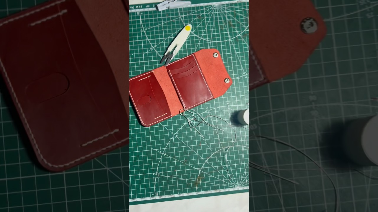 Картхолдер для карт из кожи Ponte Wax #leathercraft #leather #handmade #wallet #handmadewithlove