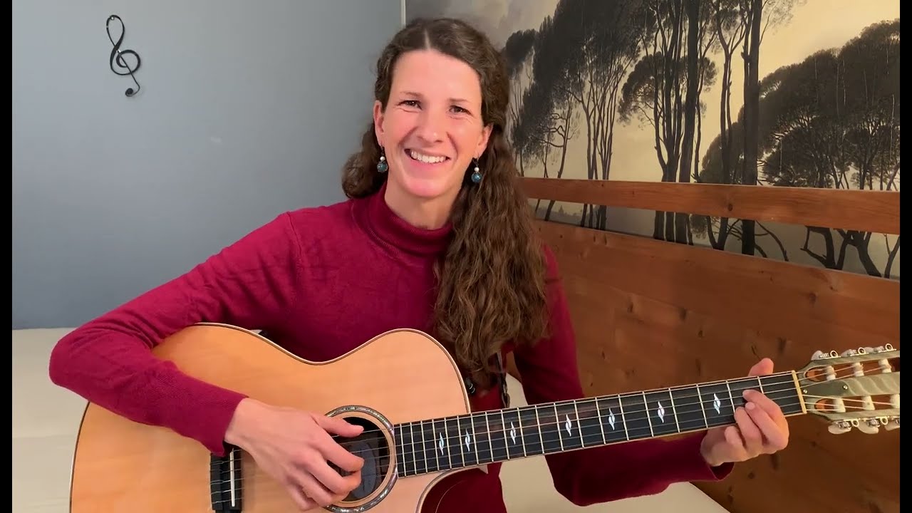 Lasst uns froh und munter sein (Gitarrenbegleitung mit Zupfmuster)